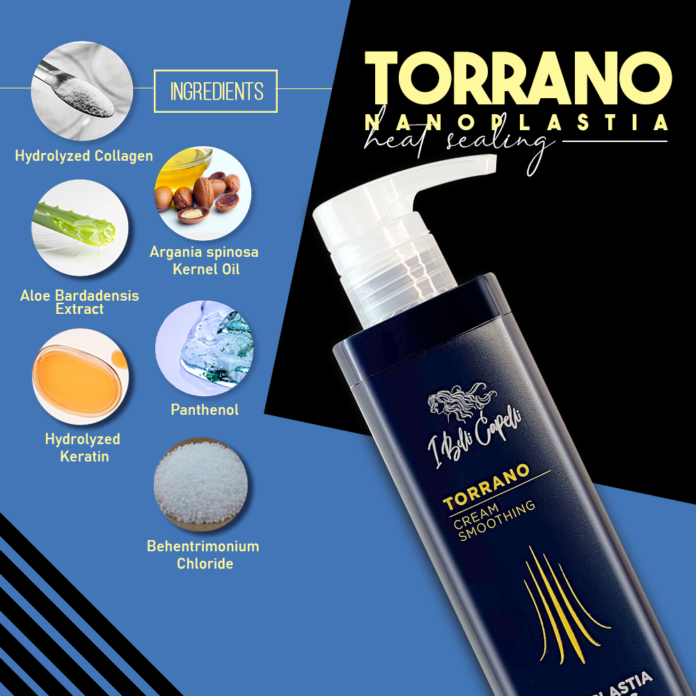 Máscara Selante Térmica Orgânica - Nanoplastia Torrano I Belli Capelli 500ml