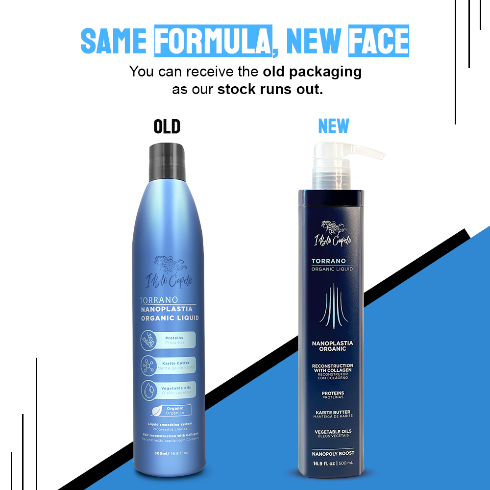 Reconstrutor Orgânico com Efeito Liso Natural - Torrano I Belli Capelli 500ml