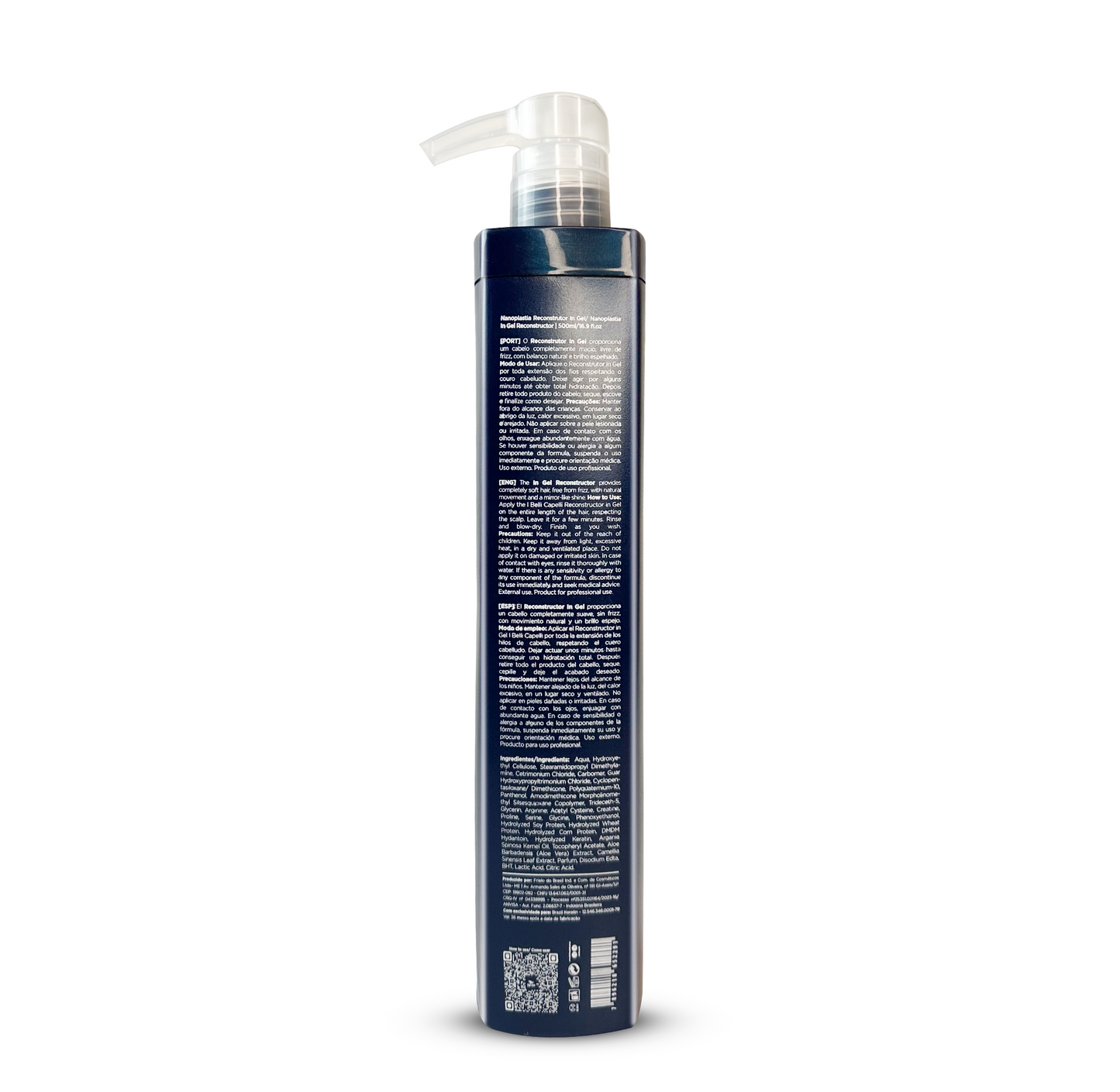 Gel Alisante Nanoplastia Profissional Torrano I Belli Capelli 500ml