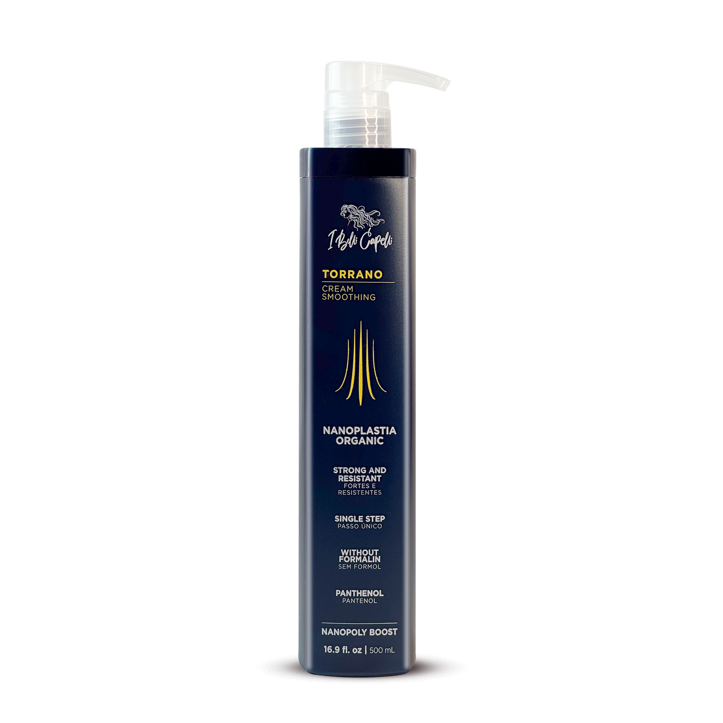Máscara Selante Térmica Orgânica - Nanoplastia Torrano I Belli Capelli 500ml