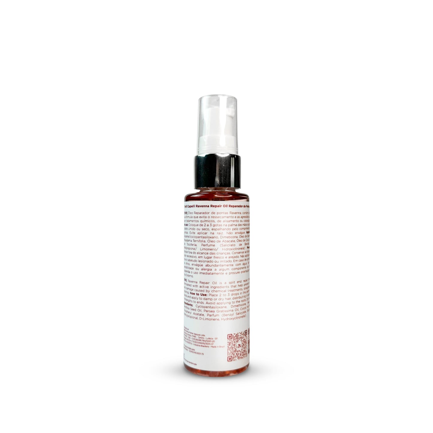 Óleo Reparador de Pontas com Brilho e Proteção I Belli Capelli Ravenna Daily Care 60ml
