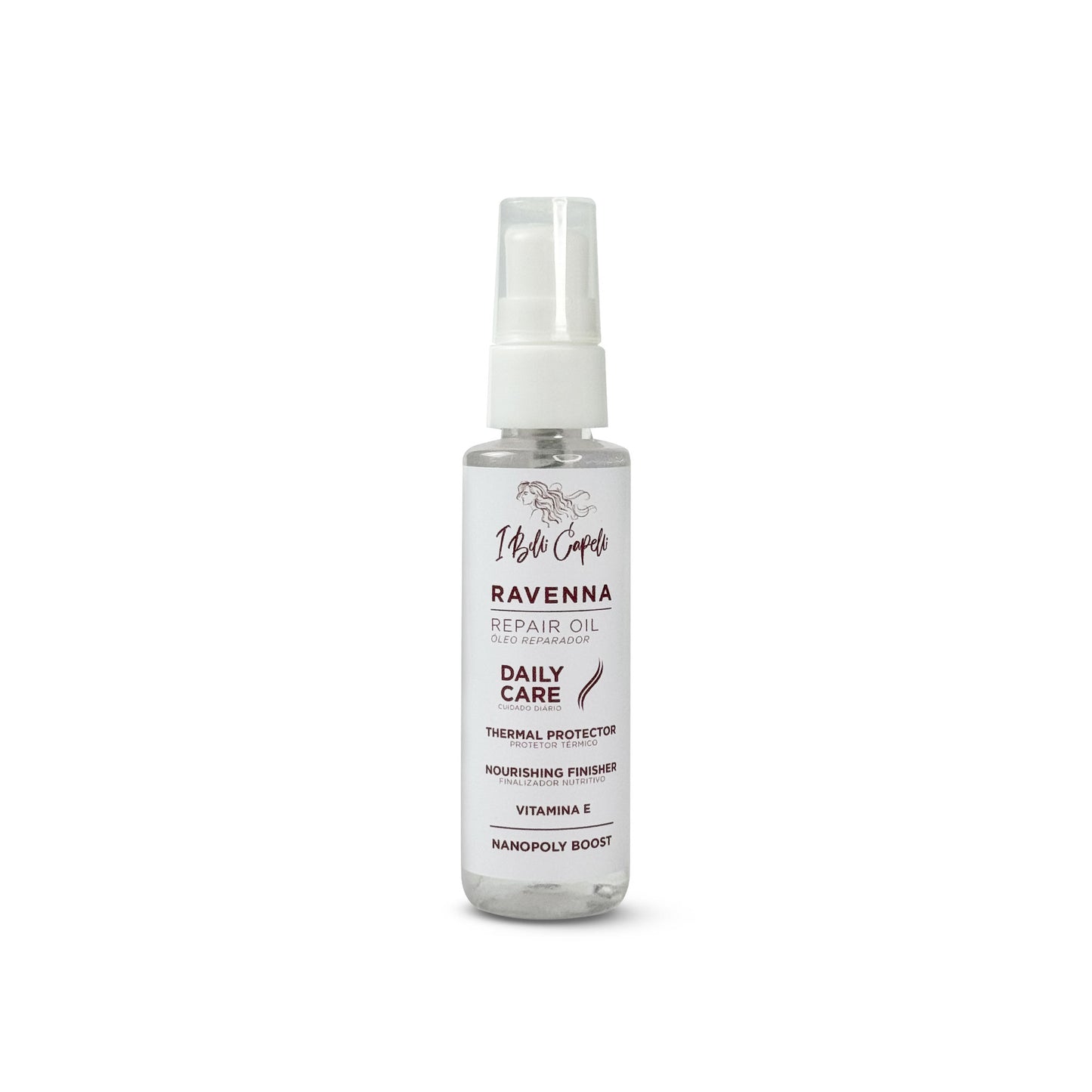 Kit I Belli Capelli Ravenna Máscara B-tox Organic + Óleo Repair – Tratamento Natural Para Todos os Tipos de Cabelos