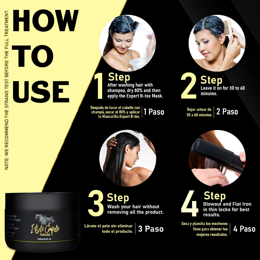 Torrano B-Tox Expert Nanoplastia 250g – Alisamento com Argan e Pantenol | I Belli Capelli