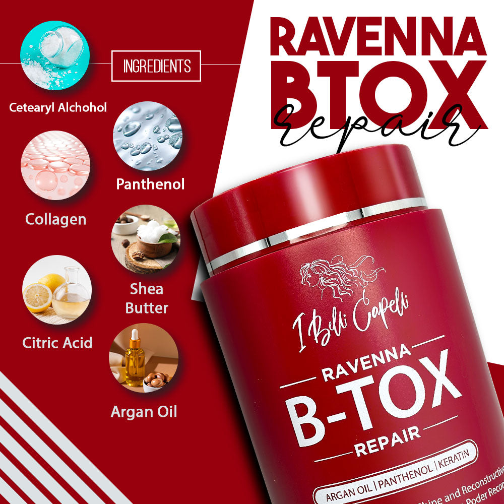 B-tox Capilar Repair Rejuvenescimento Anti-frizz 1kg I Belli Capelli Ravenna