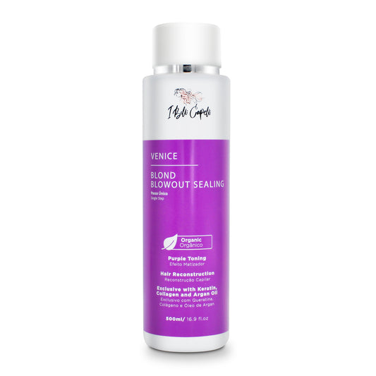 Alisamento de Queratina para Cabelos Loiros - Venice I Belli Capelli 500ml