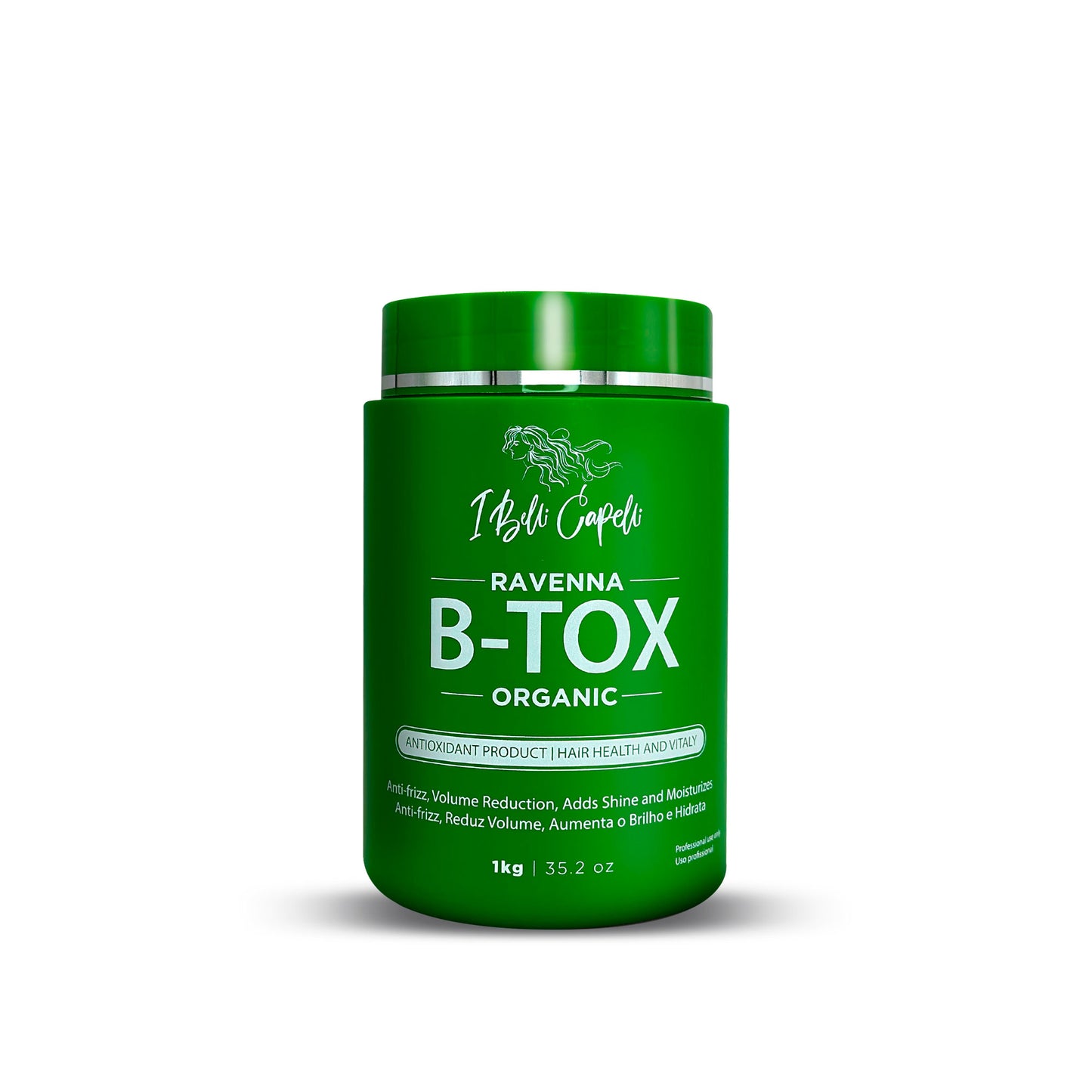 Kit I Belli Capelli Ravenna B-tox Organic + Máscara de Tratamento Hidratação Intensa