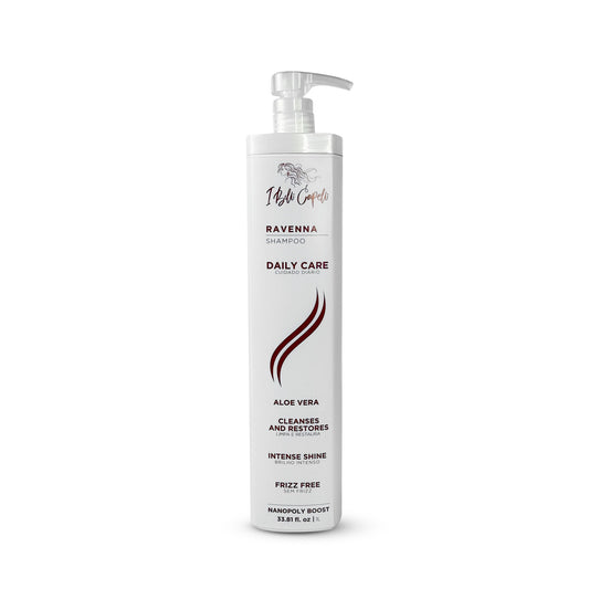 Shampoo Aloe Vera Cuidado Diário - Detox Suave e Brilho Natural 1L I Belli Capelli Ravenna
