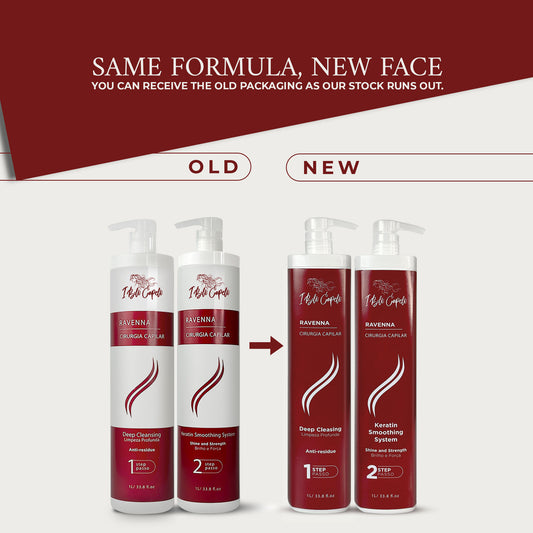 Kit Cirurgia Capilar Alisamento com Queratina Profissional I Belli Capelli 2x1L