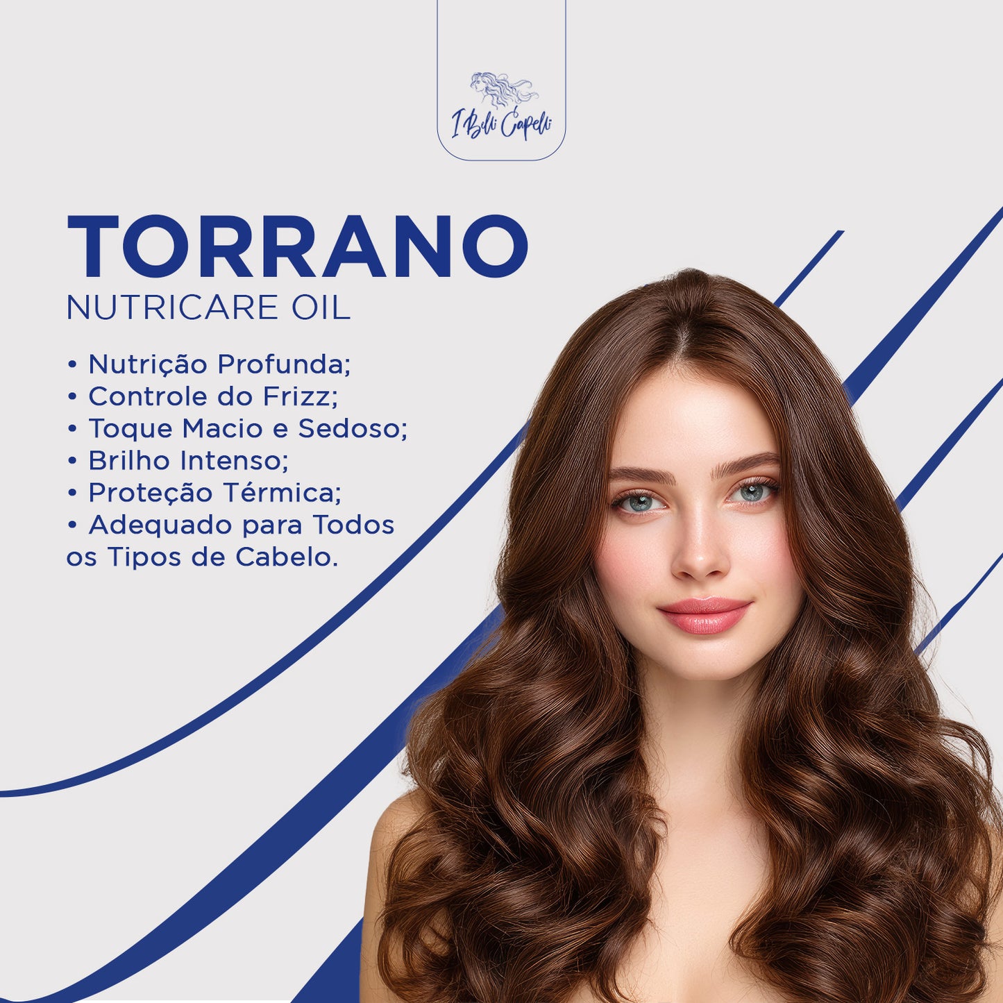 Óleo Finalizador NutriCare I Belli Capelli Torrano 60ml