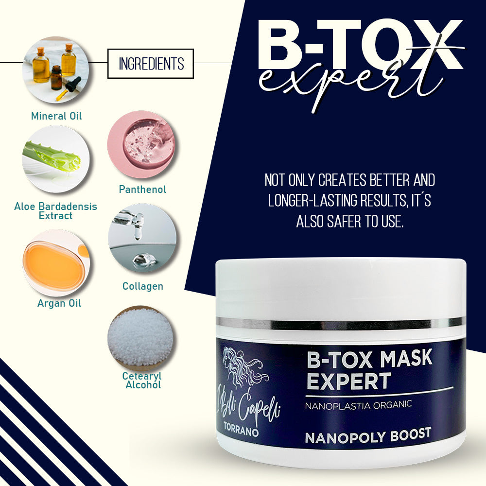 Torrano B-Tox Expert Nanoplastia 250g – Alisamento com Argan e Pantenol | I Belli Capelli