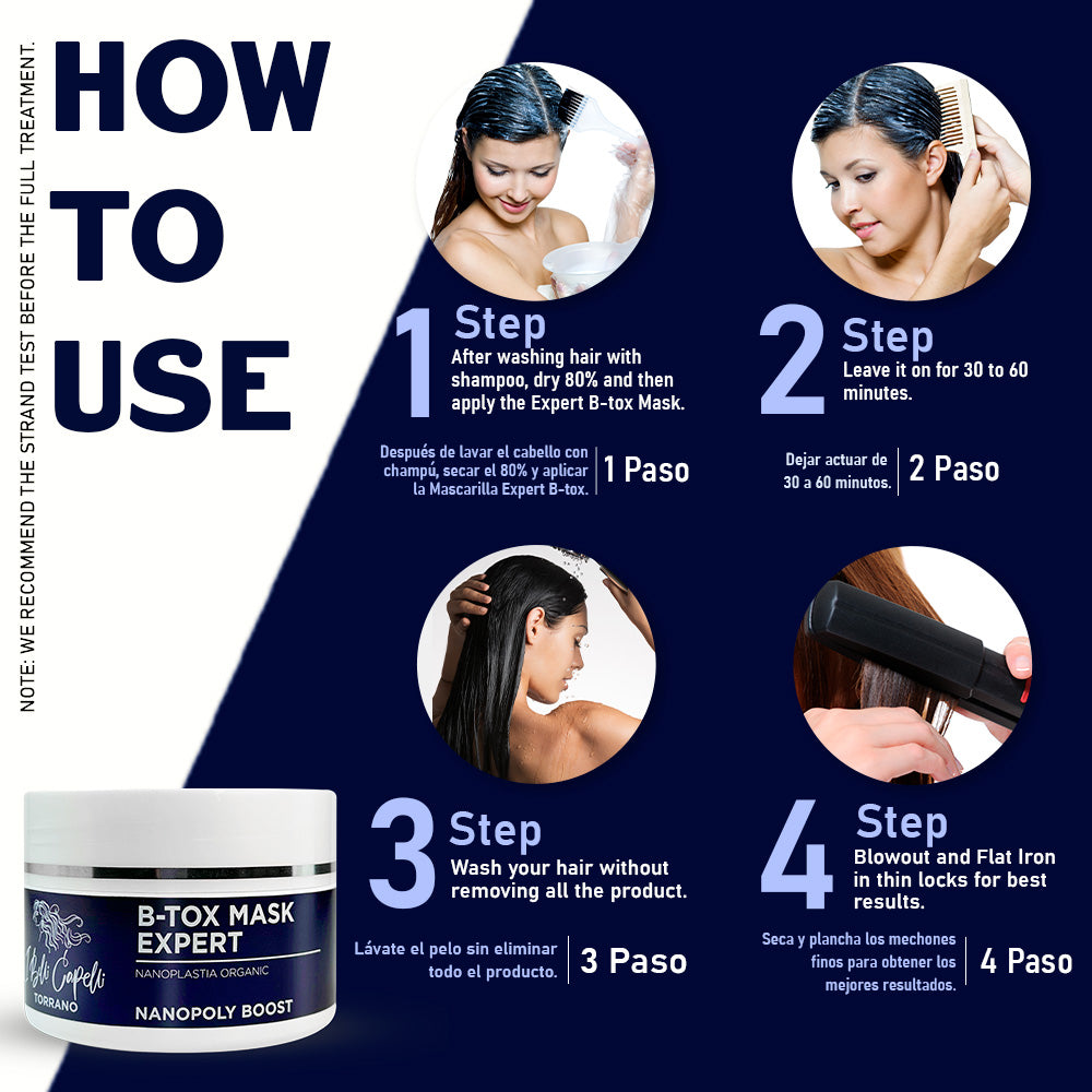 Torrano B-Tox Expert Nanoplastia 250g – Alisamento com Argan e Pantenol | I Belli Capelli