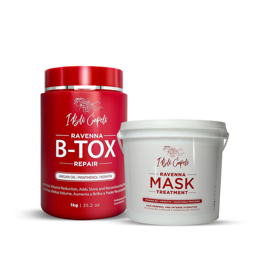 Kit I Belli Capelli Ravenna B-tox Repair + Máscara Hidratação Intensa