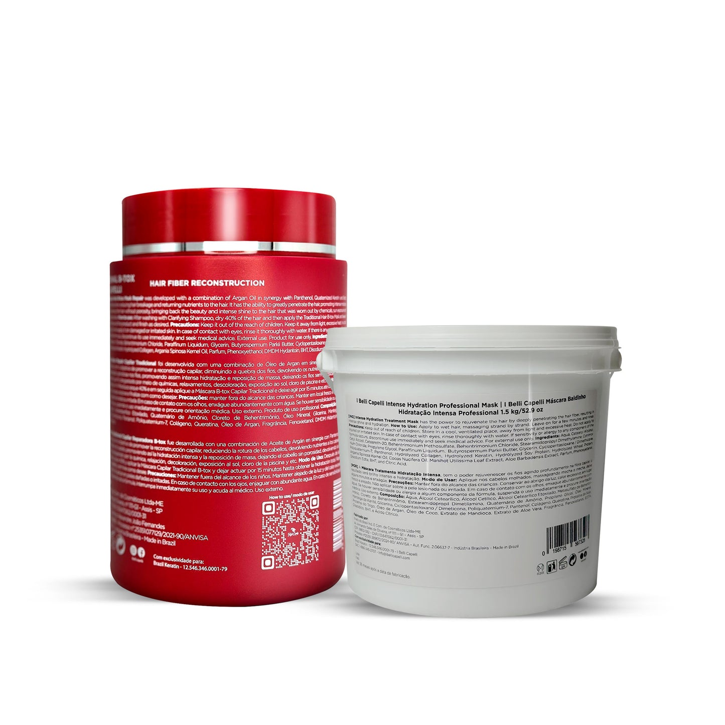 Kit I Belli Capelli Ravenna B-tox Repair + Máscara Hidratação Intensa
