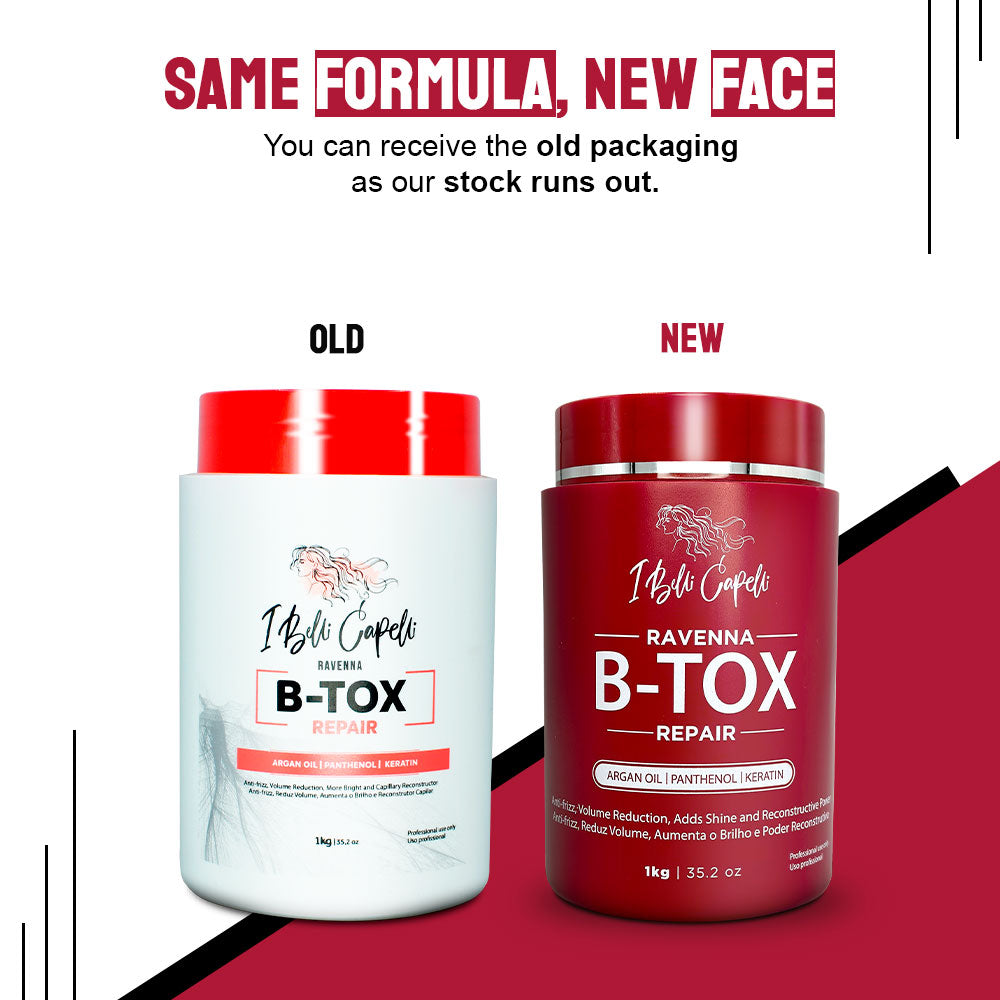 B-tox Capilar Repair Rejuvenescimento Anti-frizz 1kg I Belli Capelli Ravenna