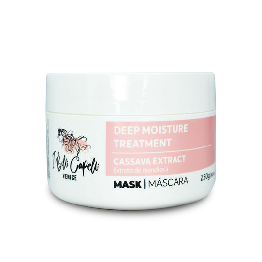 Máscara Capilar Tratamento com Extrato de Mandioca - Venice I Belli Capelli 250g